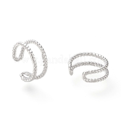 Brass Cuff Earrings&nbsp;EJEW-I249-18P