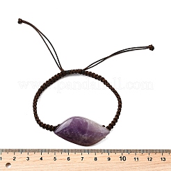 Natural Amethyst Beads Braided Bead Bracelets&nbsp;BJEW-Q070-01H