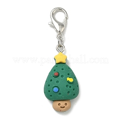 Christmas Theme Christmas Tree Resin Pendants Decorations&nbsp;HJEW-JM04055