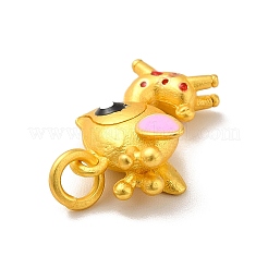 Rack Plating Alloy Enamel Pendants&nbsp;PALLOY-E006-08MG-01