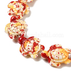 Synthetic Turquoise Dyed Beads Strands&nbsp;X-G-P507-05B