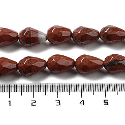 Natural Red Jasper Beads Strands&nbsp;G-P520-B04-01