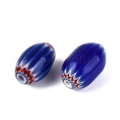 Handmade Millefiori Glass Barrel Beads&nbsp;LA-N002-04D