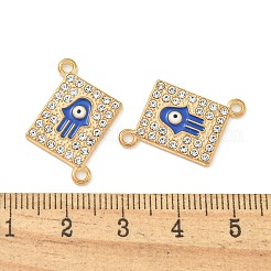 Alloy Blue Enamel Connector Charms&nbsp;ENAM-S003-02B