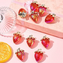 10Pcs Transparent Acrylic Pendants&nbsp;MACR-FS0002-08C