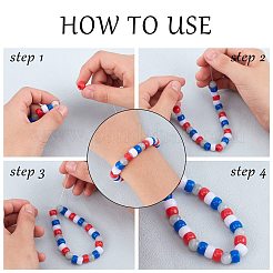 Opaque Acrylic European Beads&nbsp;OACR-NB0001-05