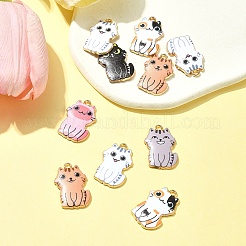 10Pcs Rack Plating Alloy Enamel Pendants&nbsp;FIND-FS0002-53C