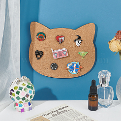 Wall Mounted Brooch Jewelry Display Cork Tray&nbsp;AJEW-WH0016-26A