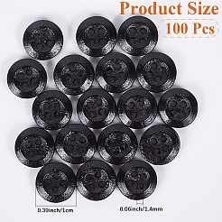 Wood Buttons&nbsp;BUTT-CY0001-04B-02