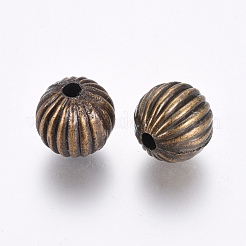 CCB Plastic Corrugated Beads&nbsp;CCB-G008-08AB