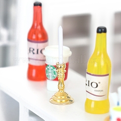 Alloy Candle Holder Miniature Ornaments&nbsp;PW-WG7A026-01