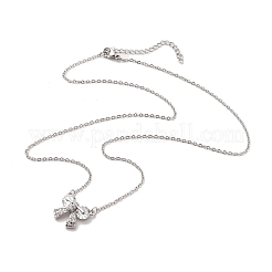304 Stainless Steel Pendant Necklaces&nbsp;NJEW-U002-13P