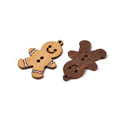 Printed Poplar Wood Pendants&nbsp;FIND-N005-74F