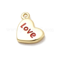 Brass Enamel Pendants&nbsp;KK-P338-40G-02