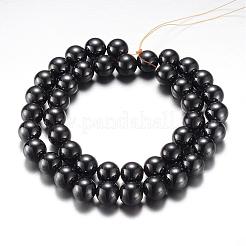 Magnetic Synthetic Hematite Bead Strands&nbsp;G-A165A-10mm