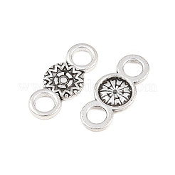 Tibetan Style Alloy Connector Charms&nbsp;PALLOY-A024-14AS