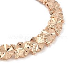 Brass Link Chain Bracelets for Women Men&nbsp;BJEW-P324-01K-KCG