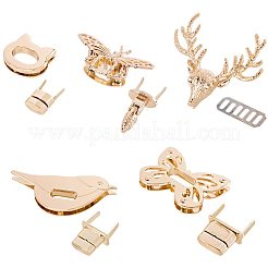 Zinc Alloy Bag Twist Lock Accessories&nbsp;AJEW-PH0017-40