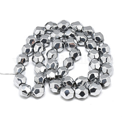 Electroplate Non-magnetic Synthetic Hematite Beads Strands&nbsp;G-T061-32C