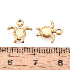 304 Stainless Steel Turtle Charms&nbsp;X-STAS-T072-53G