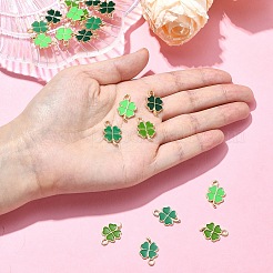 20Pcs 4 Styles Rack Plating Alloy Enamel Pendants&nbsp;FIND-YW0004-75