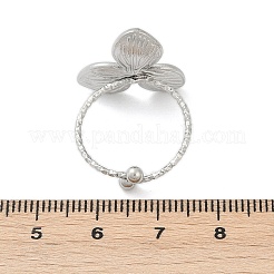 304 Stainless Steel Cuff Rings&nbsp;RJEW-D306-11P
