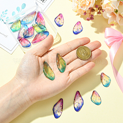 4 Sets Epoxy Resin Pendants&nbsp;RESI-CJ0005-18
