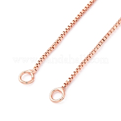 0.9MM Brass Box Chain Necklace Making&nbsp;NJEW-D302-77RG
