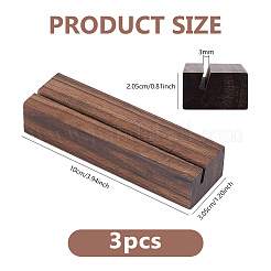 Wooden Photo Slotted Display Stands&nbsp;DJEW-WH0001-89