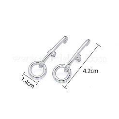 304 Stainless Steel Stud Earrings&nbsp;STAS-OY003-64P