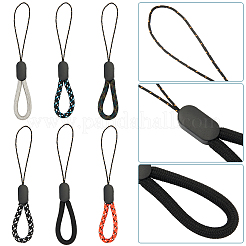 30Pcs 6 Colors Nylon Mobile Straps&nbsp;AJEW-GF0009-02