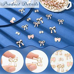 80Pcs 4 Styles Alloy Enamel Pendants&nbsp;ENAM-SC0006-88