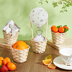 16Pcs Mini Bamboo Basket&nbsp;AJEW-PH0007-61B