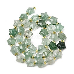 Natural Green Strawberry Quartz Beads Strands&nbsp;G-Z080-A32-10mm