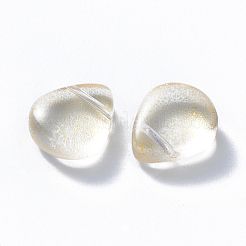 Transparent Spray Painted Glass Beads&nbsp;GLAA-T016-29F