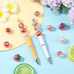 15Pcs 7 Styles Transparent Acrylic Beads&nbsp;TACR-YW0003-31