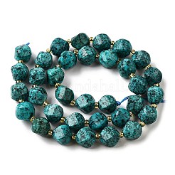 Natural Sesame Jasper Dyed Beads Strands&nbsp;G-U023-A01-01