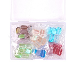 48Pcs 8 Colors Synthetic Moonstone Beads Strands&nbsp;G-SZ0001-05