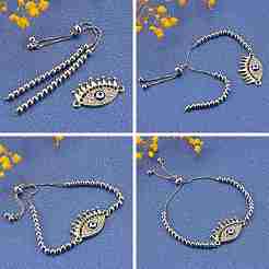 5Pcs 5 Styles Brass Chain Bracelet Making&nbsp;KK-SZ0001-56