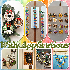 450Pcs Unfinished Wood Cutouts&nbsp;WOOD-UN0001-27