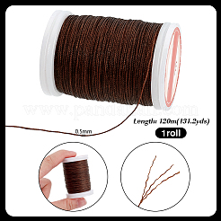 120M Round Waxed Polyester Cord&nbsp;YC-WH0019-01A