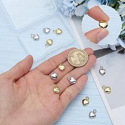 12Pcs 2 Colors Brass Pendants&nbsp;KK-ME0001-57