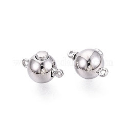 Brass Box Clasps&nbsp;KK-Q074-09P