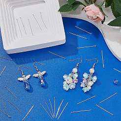 500Pcs Brass Flat Head Pins&nbsp;KK-SC0005-26B