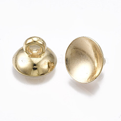CCB Plastic Bead Cap Pendant Bails&nbsp;X-CCB-T006-098KC