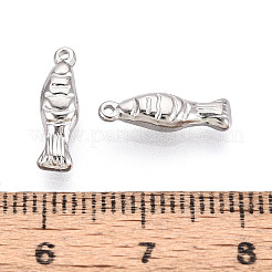 304 Stainless Steel Fish Charms&nbsp;STAS-T069-05P