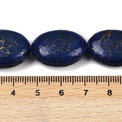 Synthetic Howlite Imitation Lapis Lazuli Beads Strands&nbsp;G-S393-11A-18x25