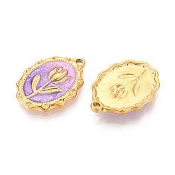 304 Stainless Steel Enamel Pendants&nbsp;STAS-N110-27C-G