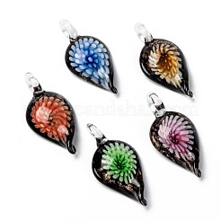 Handmade Goldsand Lampwork Pendants&nbsp;LAMP-S058-B