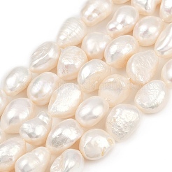 Natural Cultured Freshwater Pearl Beads Strands&nbsp;PEAR-P064-20M-01A